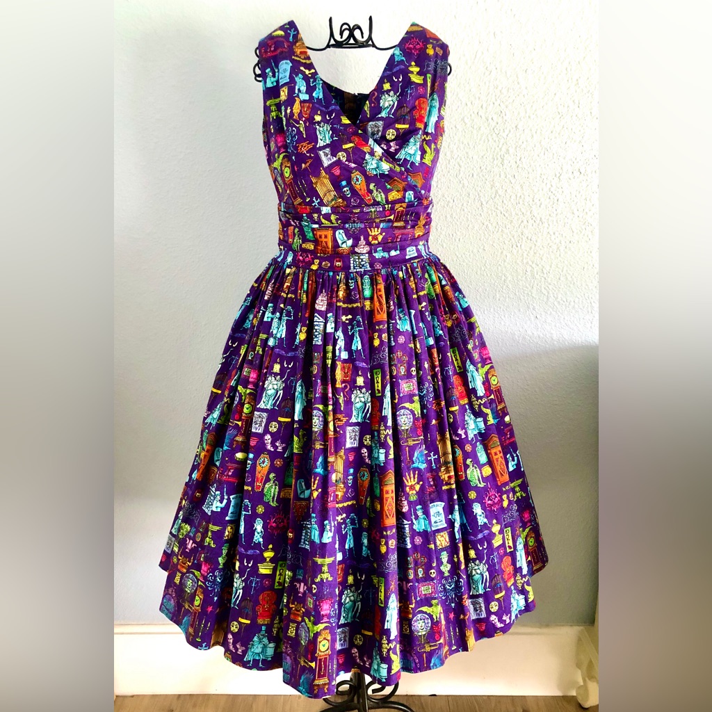 Wdw Extremely Hard To Find/Rare D23 Haunted Mansion Disney Dress (Nwt / Small)